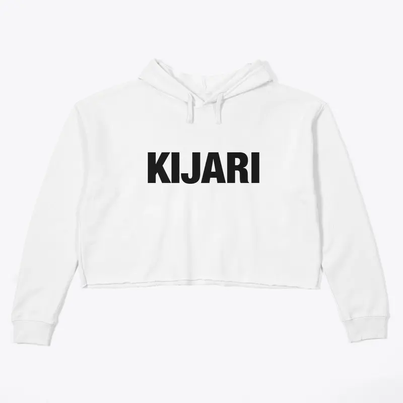 KIJARI women's crop hoodie