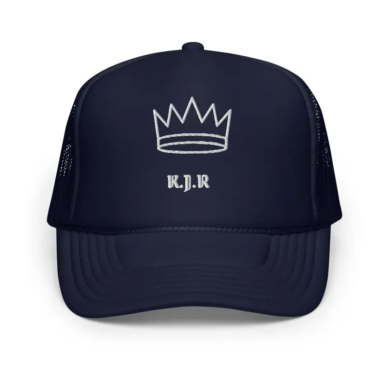 Navy K.J.R Foam Hats